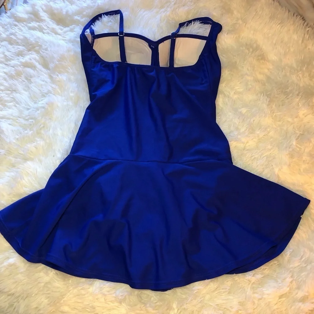 🥶🦋VENUS Sapphire Blue Swim Dress🦋🥶